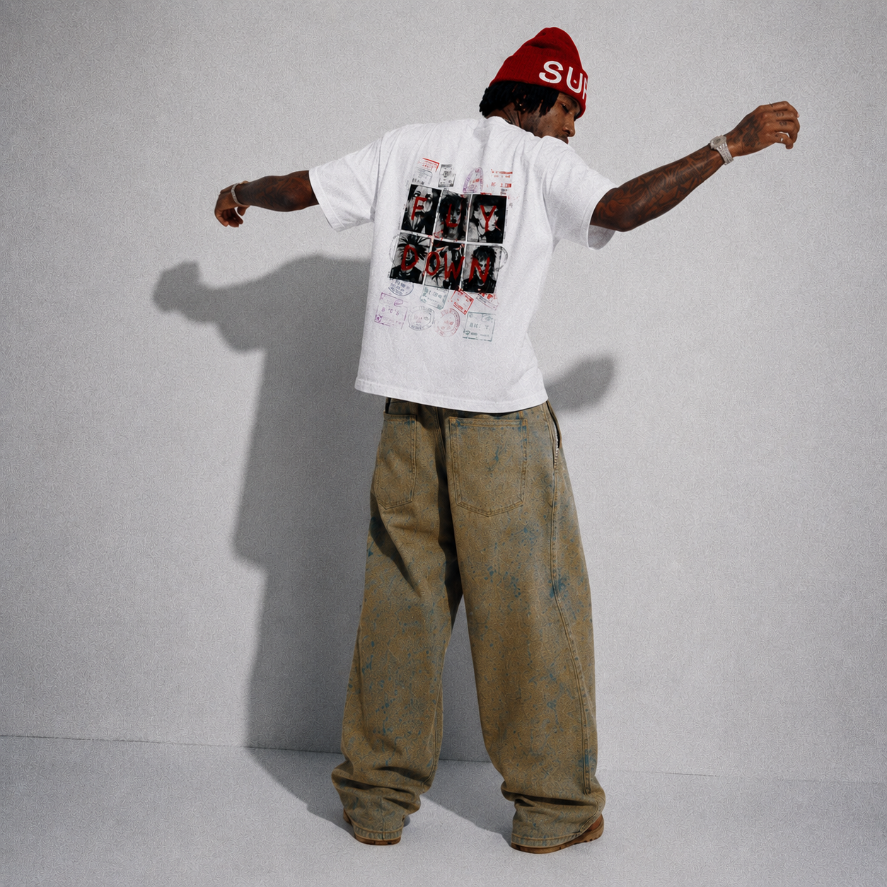 MEMBERS ONLY Classic Frayed Boxy Tee