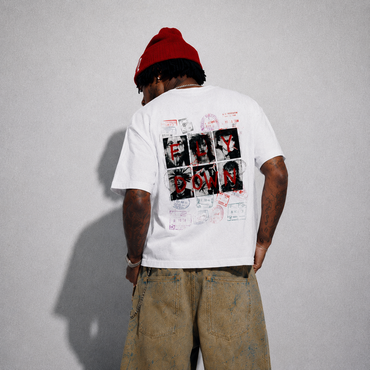 MEMBERS ONLY Classic Frayed Boxy Tee