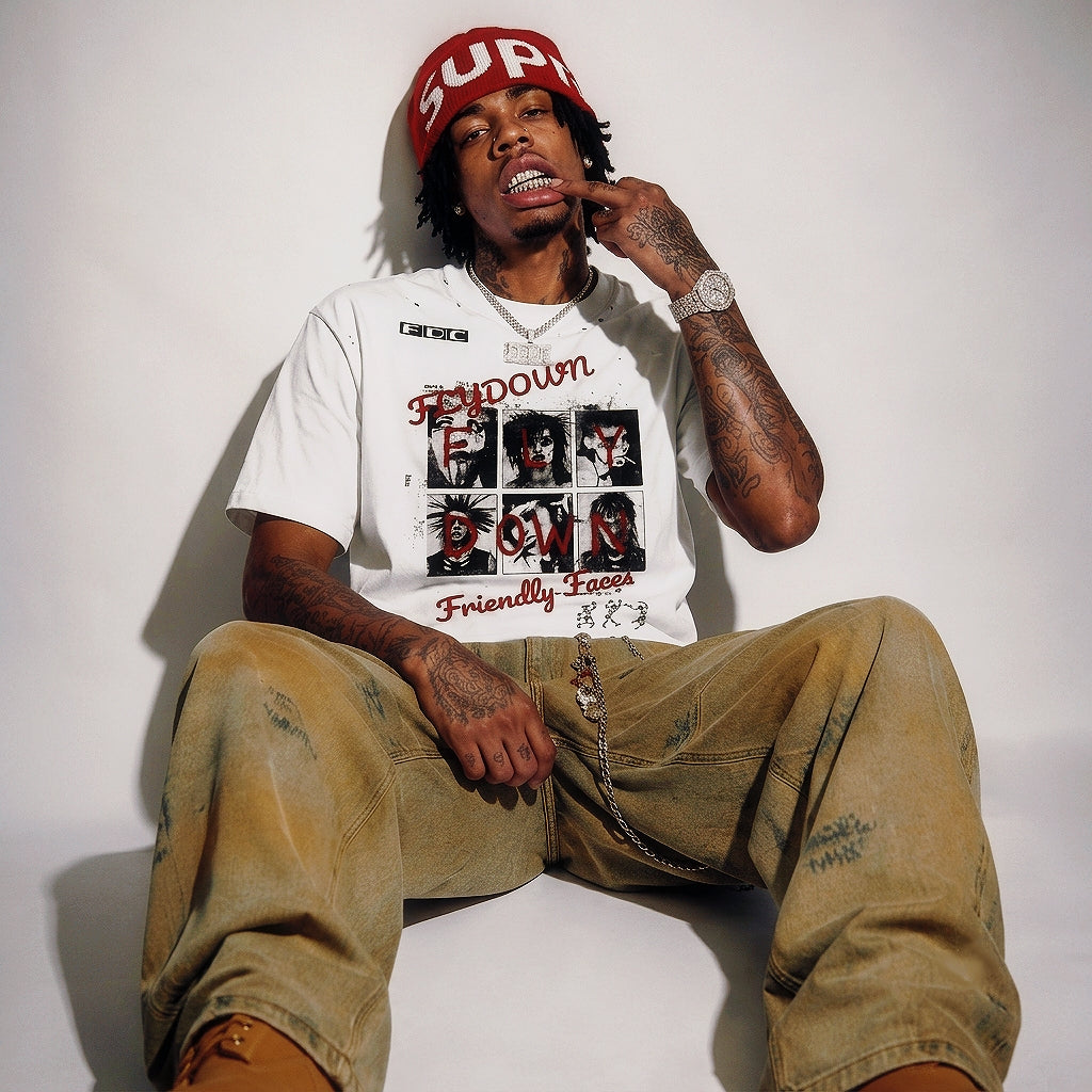 MEMBERS ONLY Classic Frayed Boxy Tee