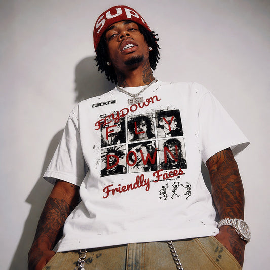 MEMBERS ONLY Classic Frayed Boxy Tee