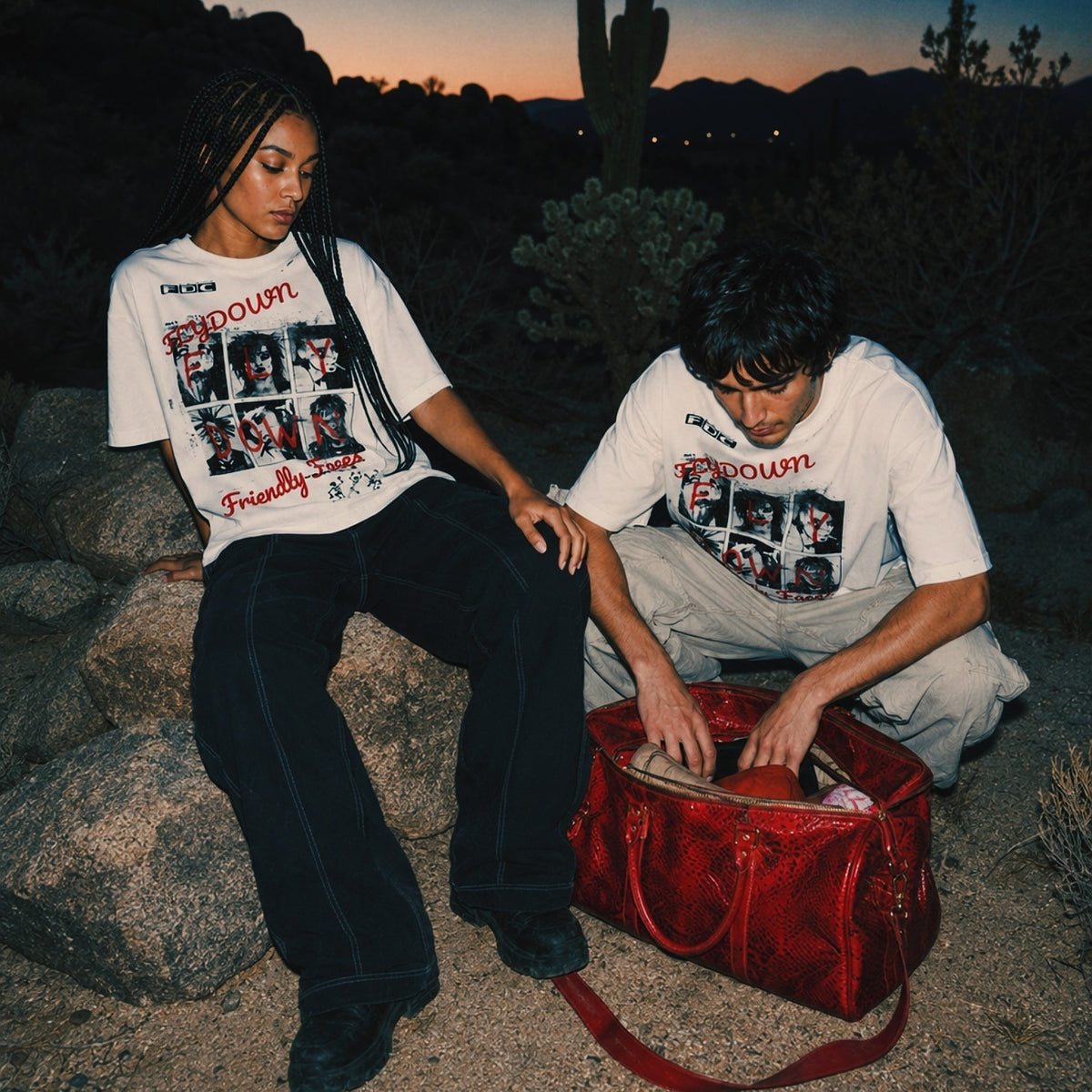 MEMBERS ONLY Classic Frayed Boxy Tee