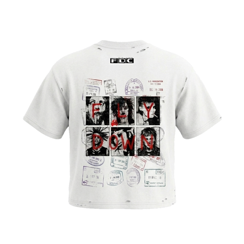 MEMBERS ONLY Classic Frayed Boxy Tee