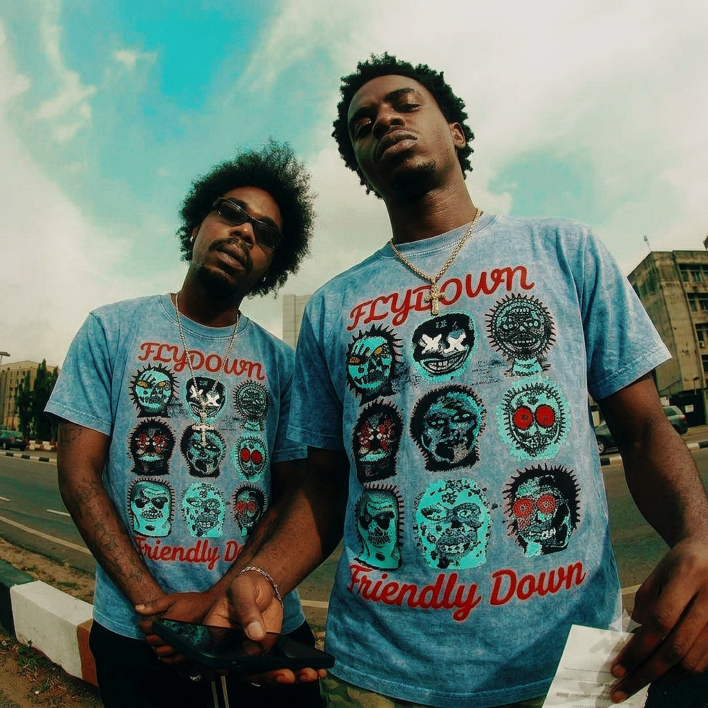 FRIENDLY FACES  Mineral Wash Boxy Cotton T-Shirt