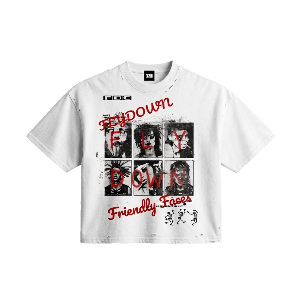 MEMBERS ONLY Classic Frayed Boxy Tee
