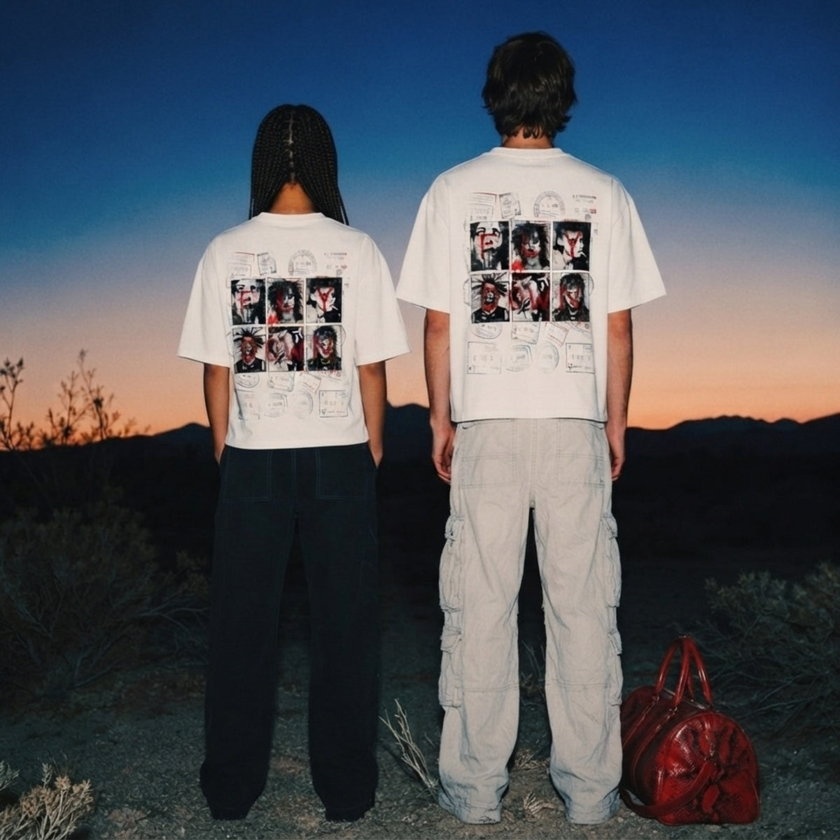 MEMBERS ONLY Classic Frayed Boxy Tee